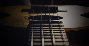 Close Up of a Spanish Guitar